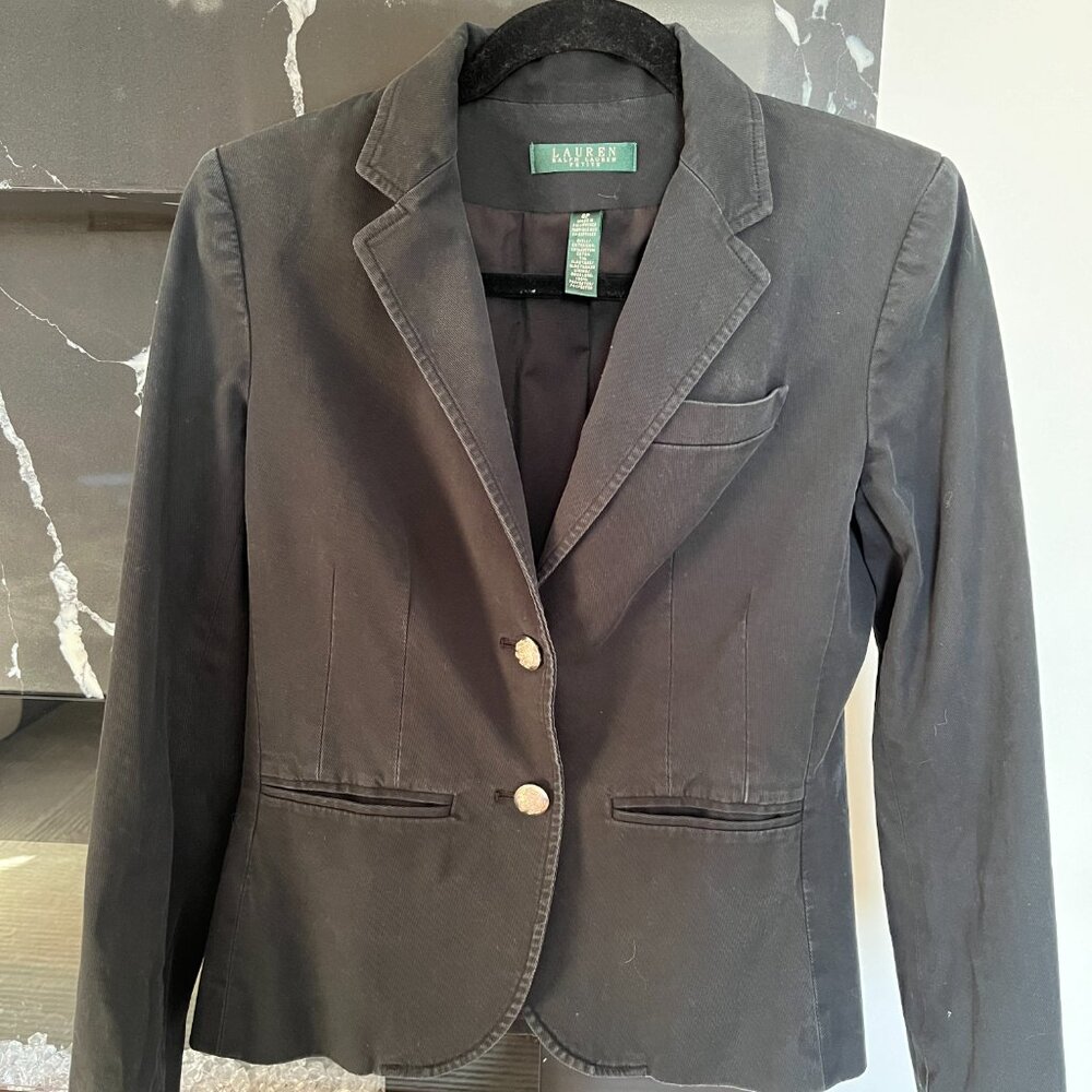 Polo Ralph Lauren Academia Women's Jacket, Blazer, Black, Size 6P,  Business - Picture 12 of 16